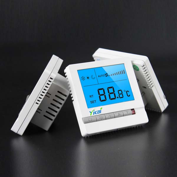 立林品牌中央�I����温控�?风机盘管液晶温控�?开��x��制器面板包邮